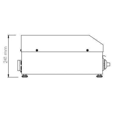 Anvil FTA0600 Griddle Plate Flat Top 600mm