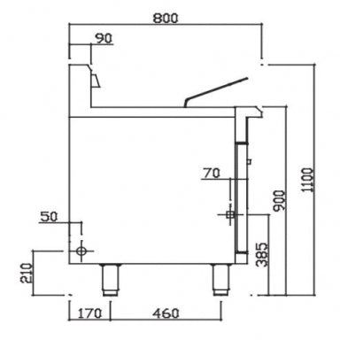 Luus FV-45 Professional Series V-Pan Fryers