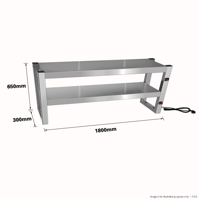 Benchstar Commercial Food Warmer with 10 Lamps – FW10L-182