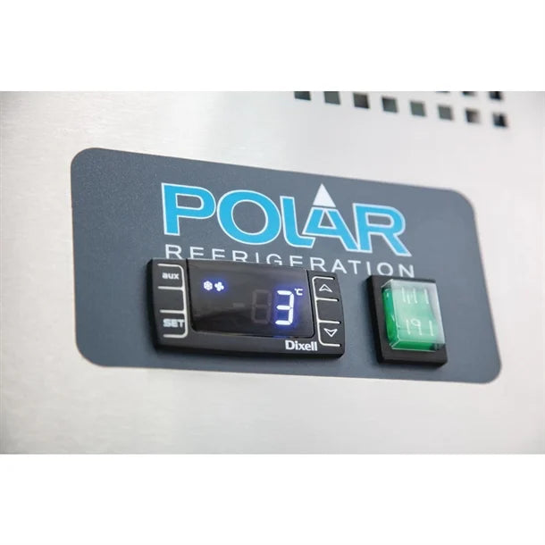 Polar U-Series Six Drawer Gastronorm Counter Fridge - 300W. Capacity: 6x1/1GN. R600a