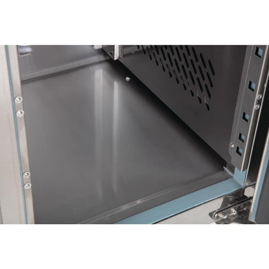 Polar U-Series Slimline Triple Door Counter Fridge 339Ltr - 230W. Total usable capacity: 310 Ltr. R600a