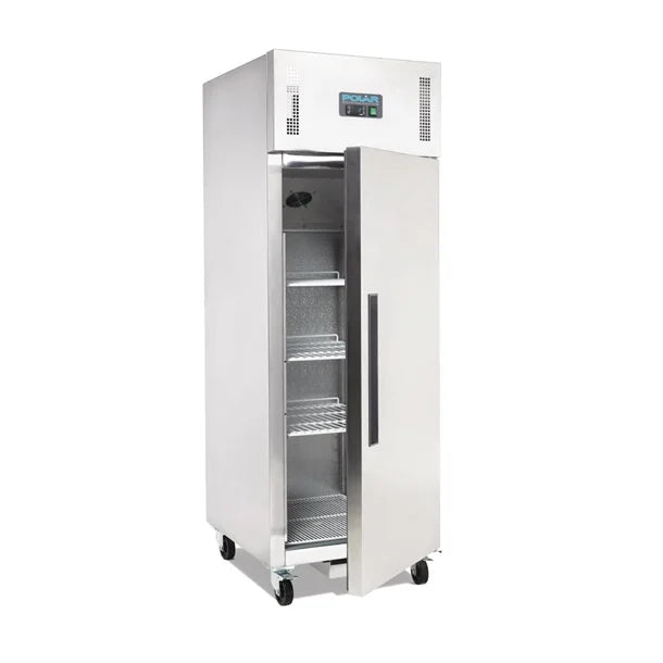 Polar G-Series Upright Freezer Stainless Steel 600Ltr - 600W. Total usable capacity: 376 Ltr. R290