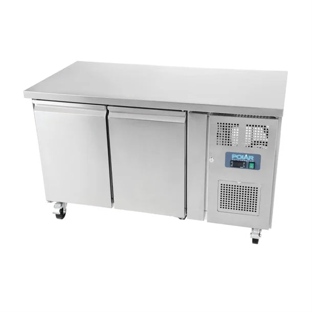 Polar U-Series Double Door Counter Fridge - 282Ltr - 350W | Total usable capacity: 205 Ltr