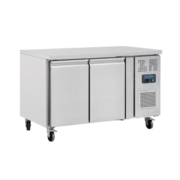 Polar U-Series Double Door Counter Fridge - 282Ltr - 350W | Total usable capacity: 205 Ltr