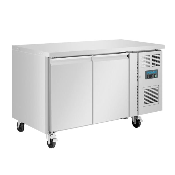 Polar U-Series Double Door Counter Freezer 282Ltr - 750W. Total usable capacity: 282 Ltr. R290