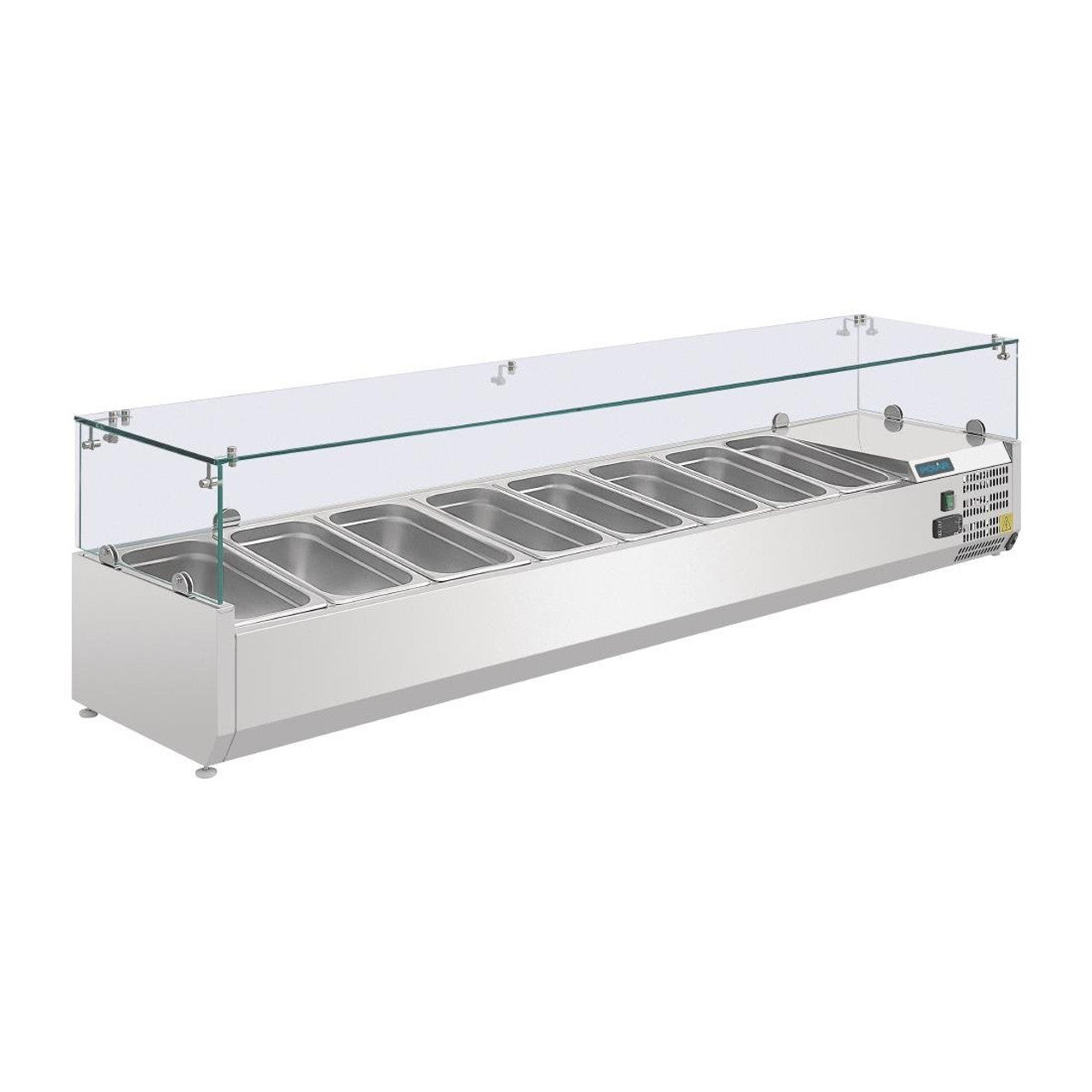 FED/G610-A/Polar G-Series Countertop Prep Fridge 8x 1/4GN/D375xW1840xH280