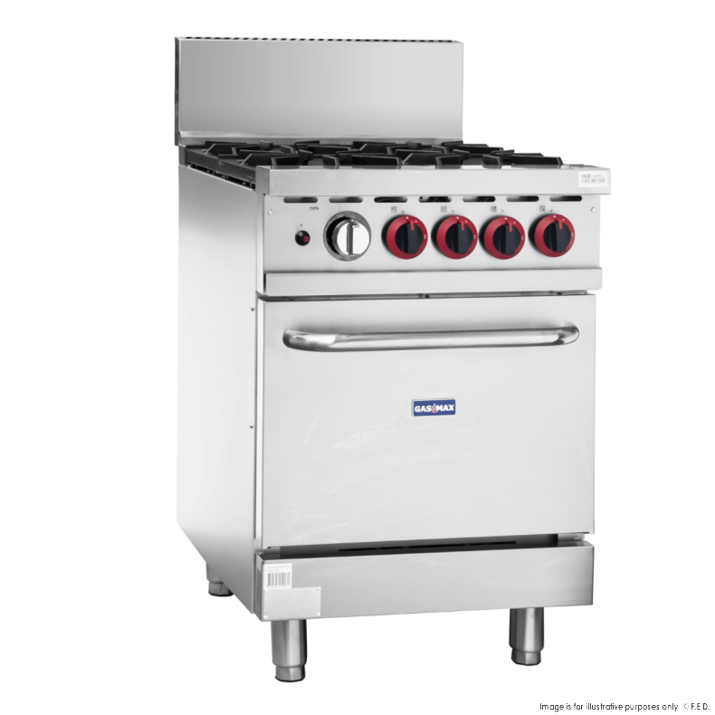 Gasmax 4 Burner With Oven Flame Failure GBS4TS - Catering Sale