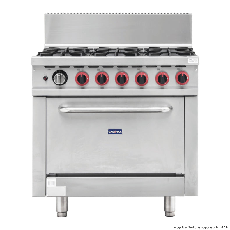 Gasmax GBS6TS 6 Burner With Oven Flame Failure