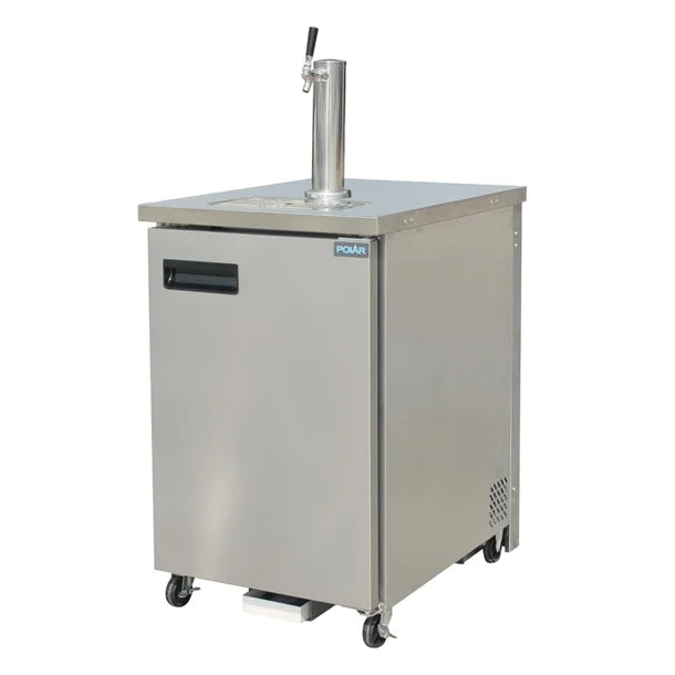 Polar G-series Direct Draw Keg Beer Dispenser Single - Single keg & single tap. Stainless steel