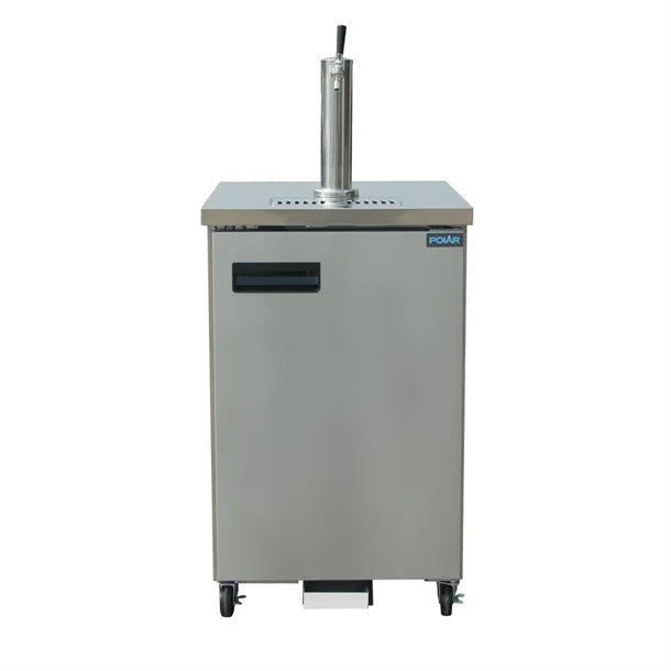 Polar G-series Direct Draw Keg Beer Dispenser Single - Single keg & single tap. Stainless steel