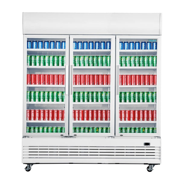 Polar G-Series Triple Door Upright Display Chiller - Capacity: 1300Ltr