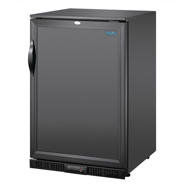 Polar G-series 850mm Single Door Back Bar Cooler Solid Door 128 Ltr - Height: 850mm. 180W. R600a