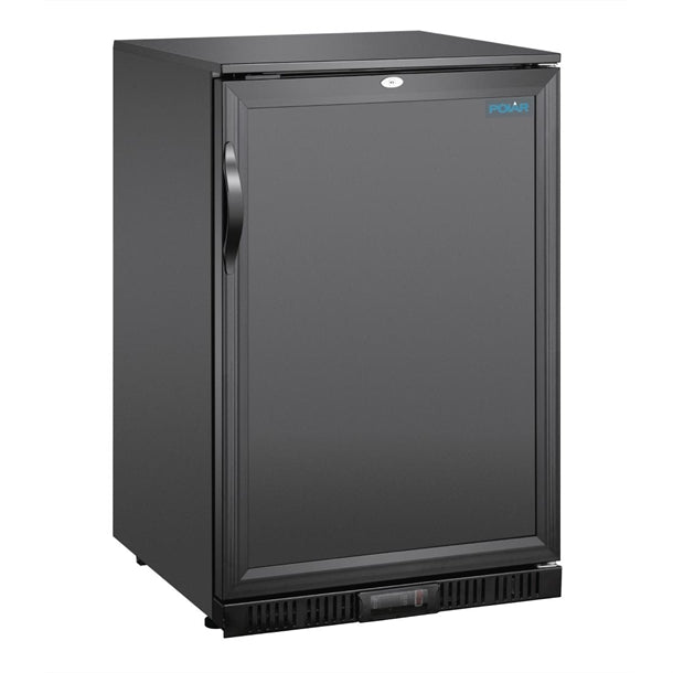 Polar G-series 850mm Single Door Back Bar Cooler Solid Door 128 Ltr - Height: 850mm. 180W. R600a
