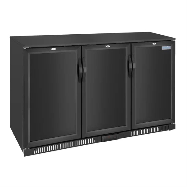 Polar GE999-A G-series 850mm Triple Door Back Bar Cooler Solid Door 320 L