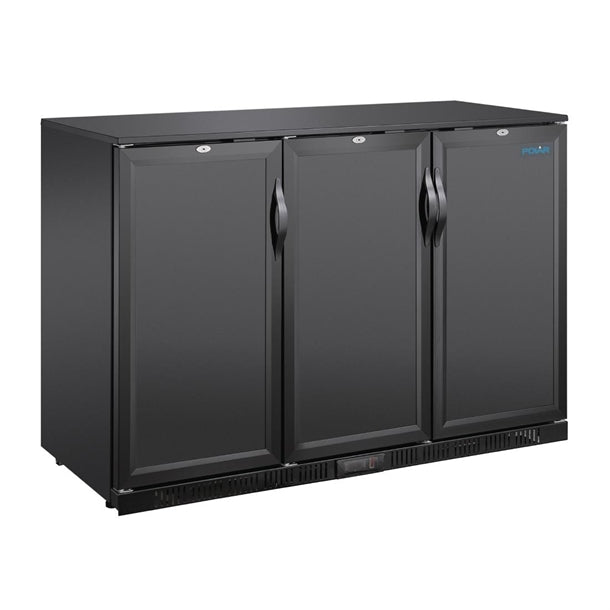 Polar G-series 850mm Triple Door Back Bar Cooler Solid Door 320 Ltr - Height: 850mm. 280W. R600a
