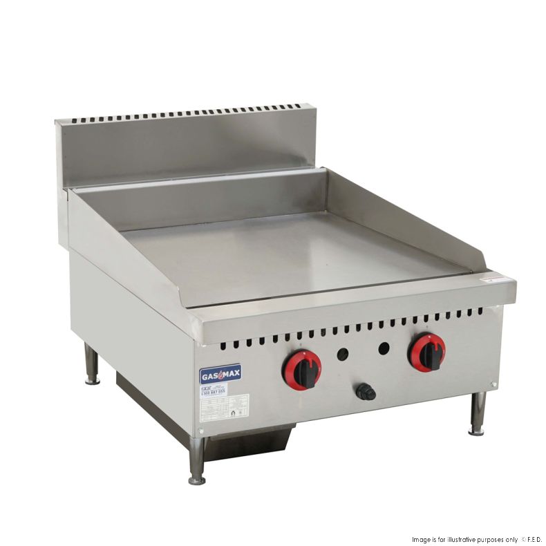 Gasmax Two burner NG Griddle Top - GG-24 - Catering Sale
