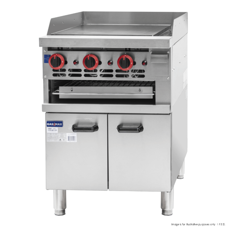 Gasmax Gas Griddle and Gas Toaster with Cabinet - GGS-24