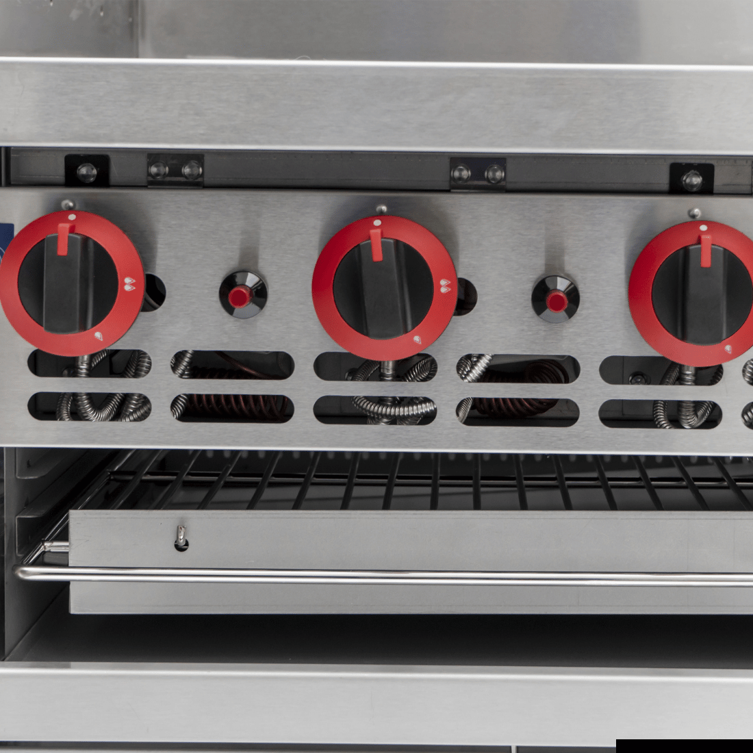 GasMax GGS-24LPG Gas Griddle and Gas Toaster with Cabinet