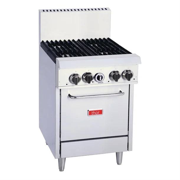 Thor 4 Burner Gas Oven Range TR-4F - Propan Gas(LPG) - Catering Sale