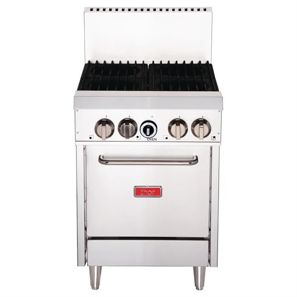 Thor 4 Burner Gas Oven Range TR-4F - Natural Gas - Catering Sale