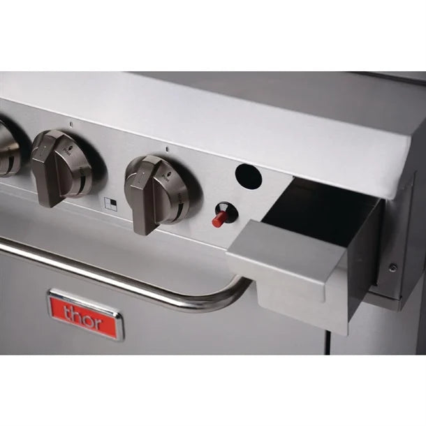 Thor 4 Burner Gas Oven Range with Griddle Plate TR-4F-G12F - Propan Gas(LPG) - Catering Sale