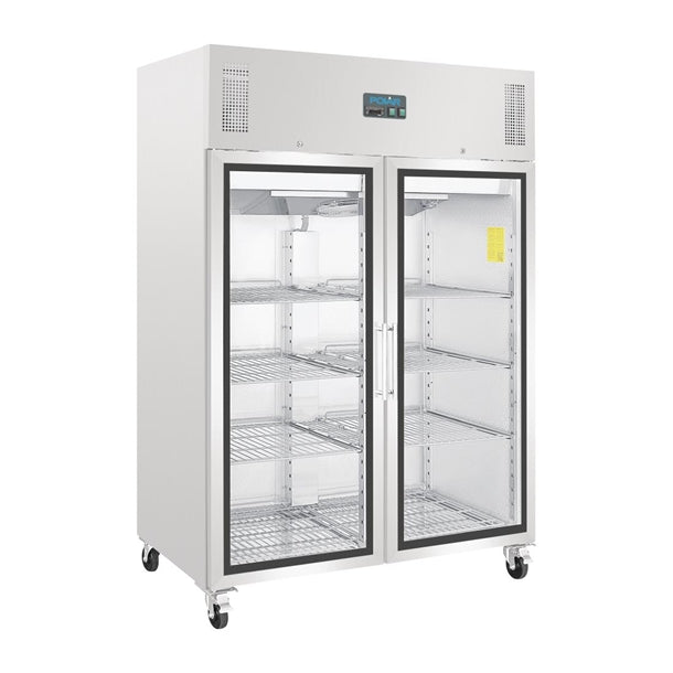 Polar G-Series Gastro Display Glass Door Fridge 1200Ltr - 600W. Total usable capacity: 770 Ltr. R290