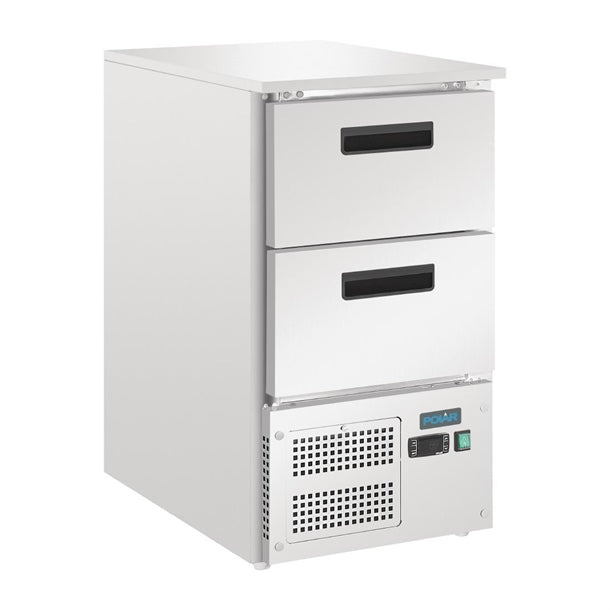 Polar G-Series Counter Fridge with 2 GN Drawers 65Ltr - 100W. 2x GN drawers. Capacity: 65Ltr