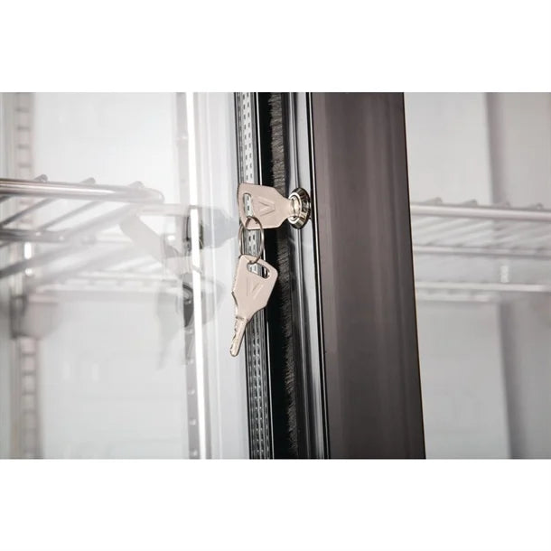 Polar GJ448-A Double Door Back Bar Display Coolers Sliding Doors 490L