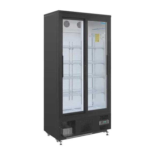 Polar G-Series Upright Back Bar Cooler with Sliding Doors 490Ltr - 400W. Sliding doors. R600a