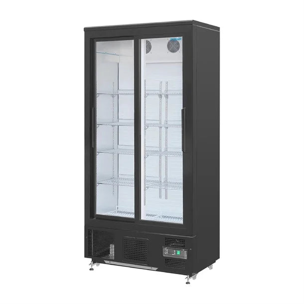 Polar G-Series Upright Back Bar Cooler with Sliding Doors 490Ltr - 400W. Sliding doors. R600a
