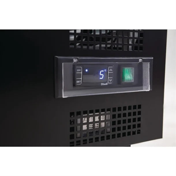 Polar GJ449-A G-Series Upright Back Bar Cooler with Hinged Doors 490L