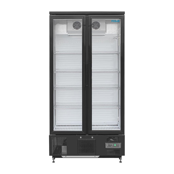 Polar G-Series Upright Back Bar Cooler with Hinged Doors 490Ltr - 400W. Hinged doors. R600a