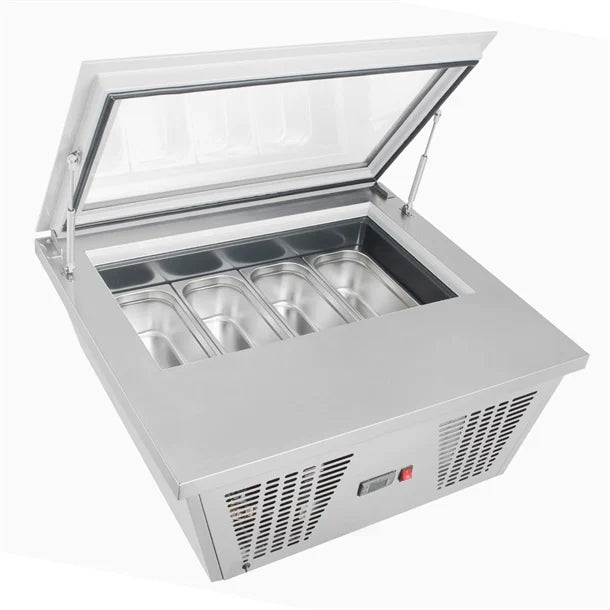 Polar G-Series Countertop Ice Cream Freezer 4x Napoli Pans - 210W. Capacity: 4x Napoli pans