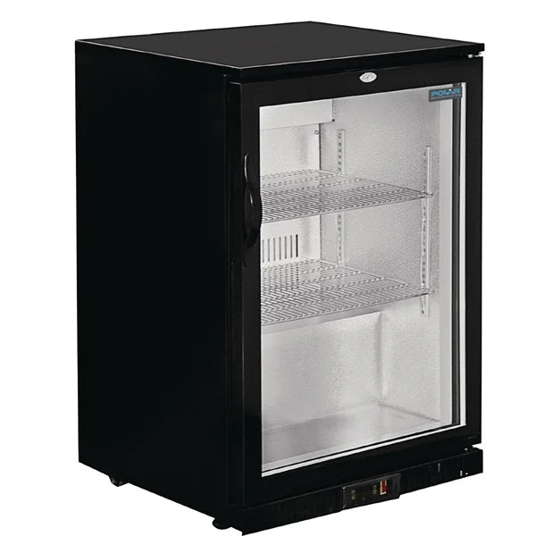 Polar G-Series Back Bar Cooler with Hinged Door 138Ltr - 180W. Hinged door. R600a