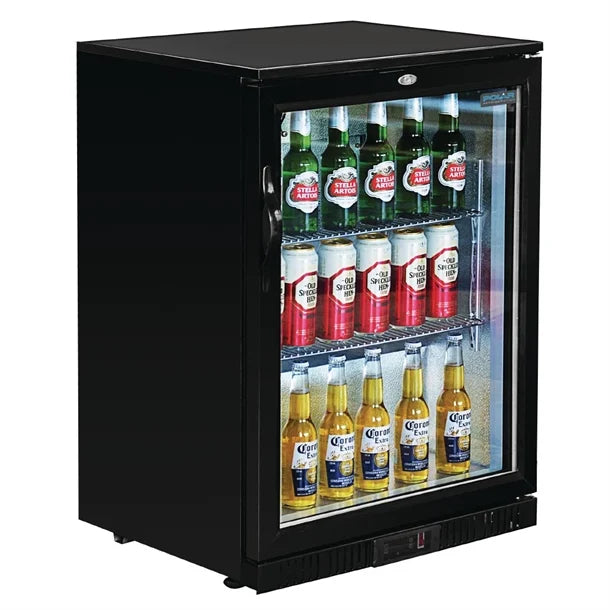 Polar G-Series Back Bar Cooler with Hinged Door 138Ltr - 180W. Hinged door. R600a