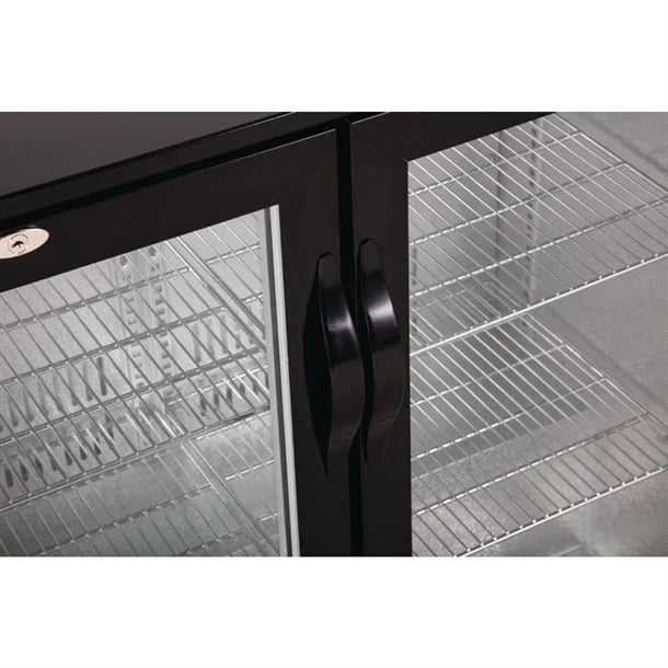 Polar GL002-A G-Series Back Bar Cooler with 2 Hinged Doors 208L