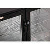 Polar GL002-A G-Series Back Bar Cooler with 2 Hinged Doors 208L