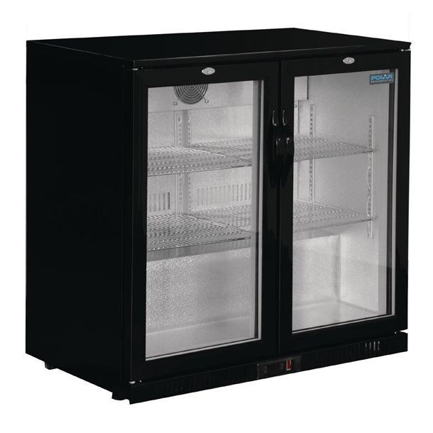 Polar G-Series Back Bar Cooler with Hinged Doors 208Ltr - 230W. Hinged doors. R600a