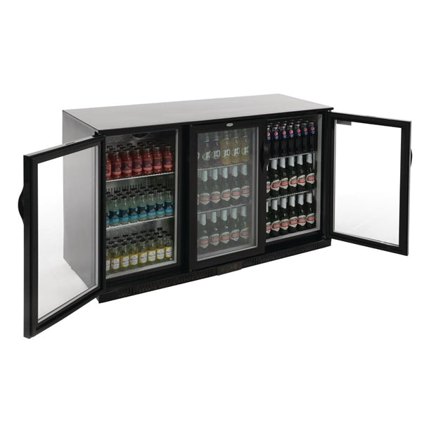 Polar G-Series Back Bar Cooler with Hinged Doors 330Ltr - 350W. Hinged doors. R600a