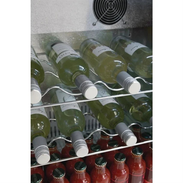 Polar G-Series Back Bar Cooler with Hinged Doors 330Ltr - 350W. Hinged doors. R600a