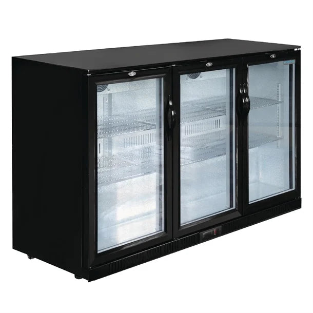 Polar G-Series Back Bar Cooler with Hinged Doors 320Ltr - 350W. Hinged doors. R600a