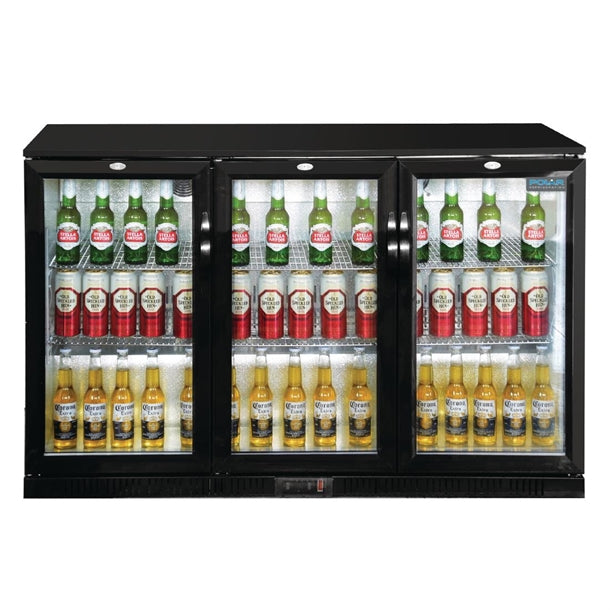 Polar G-Series Back Bar Cooler with Hinged Doors 320Ltr - 350W. Hinged doors. R600a