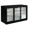 Polar GL006-A  G-Series Counter Back Bar Cooler with Sliding Doors 330L