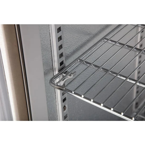 Polar G-Series Back Bar Cooler with Hinged Doors Stainless Steel 330Ltr - 350W. Hinged doors. R600a