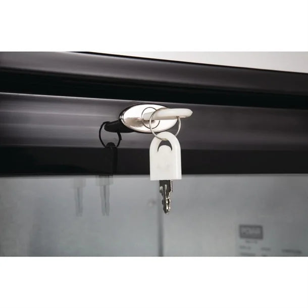 Polar GL002-A G-Series Back Bar Cooler with 2 Hinged Doors 208L