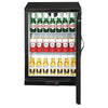 Polar GL015-A 900mm Single Solid Door Back Bar Cooler in Black 138L