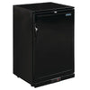 Polar GL015-A 900mm Single Solid Door Back Bar Cooler in Black 138L