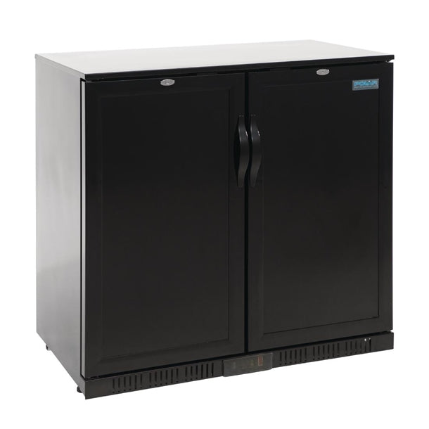 Polar G-Series Back Bar Cooler with Solid Doors 208Ltr - 230W. Hinged doors. R600a