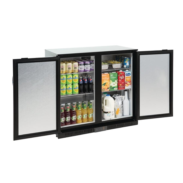 Polar G-Series Back Bar Cooler with Solid Doors 208Ltr - 230W. Hinged doors. R600a