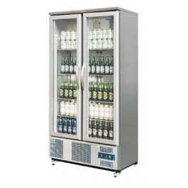 Polar CK478-A Double Door Back Bar Display Coolers Sliding Doors - 490L / 130Kg / W920-D520-H1872 mm